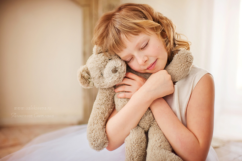 Мама и дочка. Весна