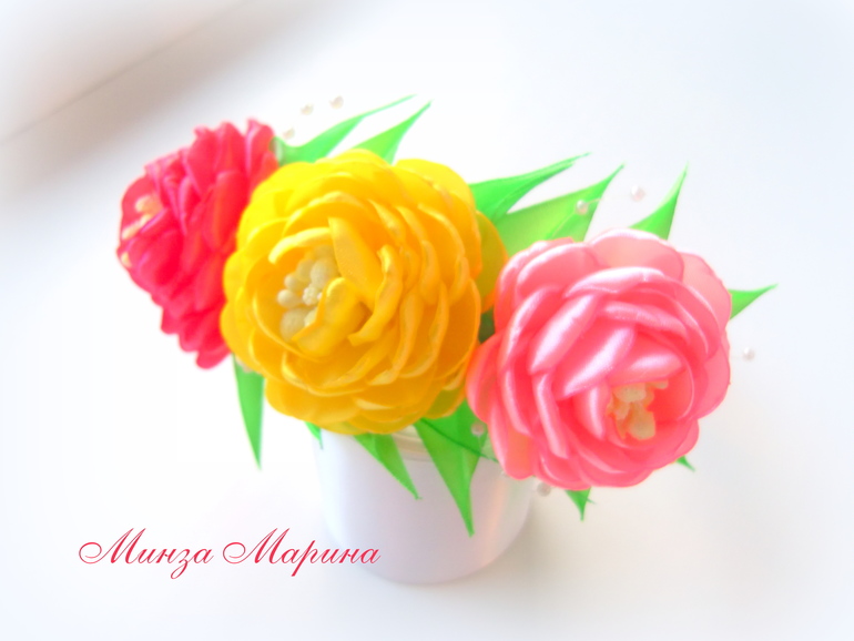 Ободочек с цветочками