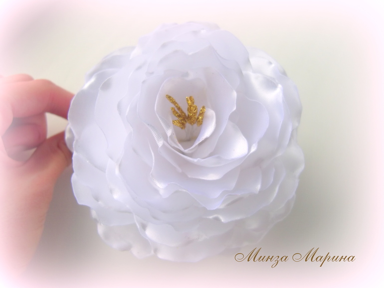 Ободок и цветок на заколке стреле