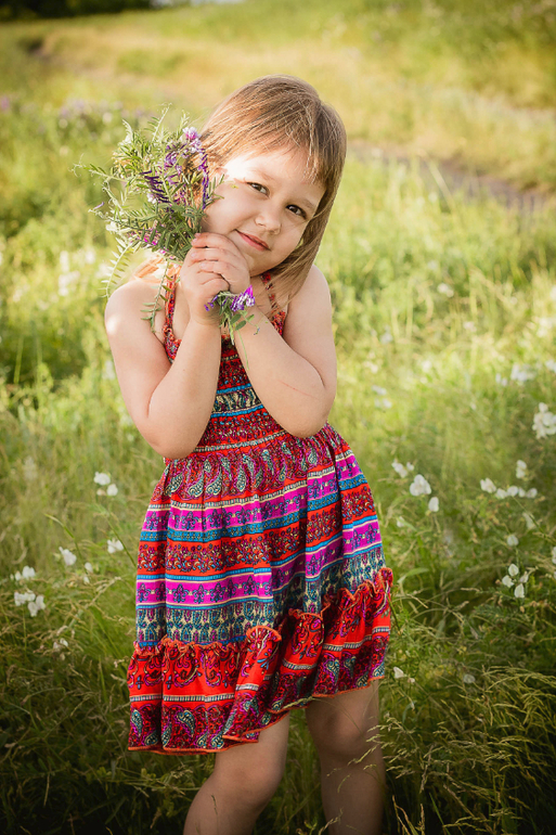 маленькая и веселая Ксения