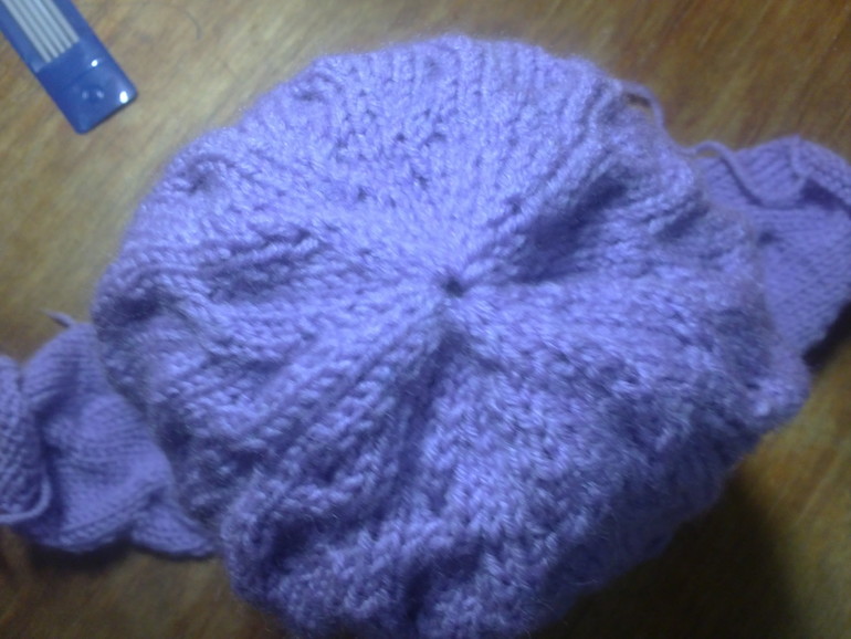 МК шапочка из кос