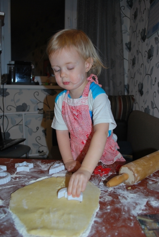 А мы пекли печенье)