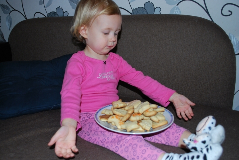 А мы пекли печенье)