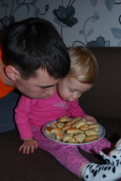 А мы пекли печенье)