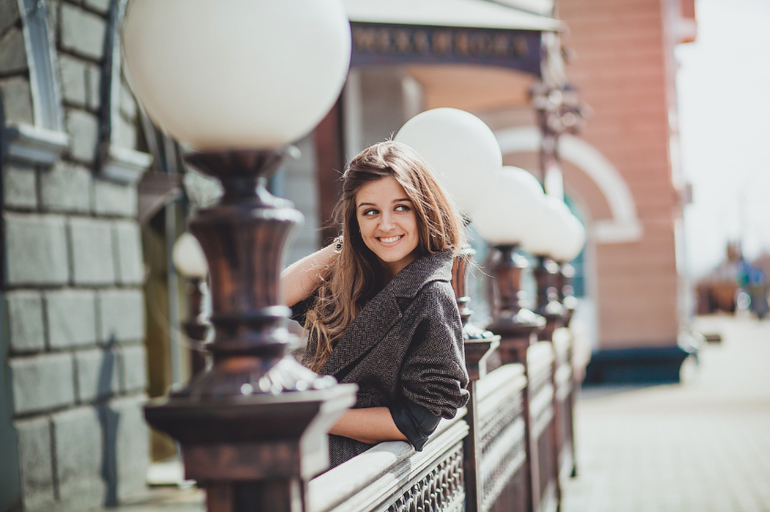 Прогулка с Любашей)