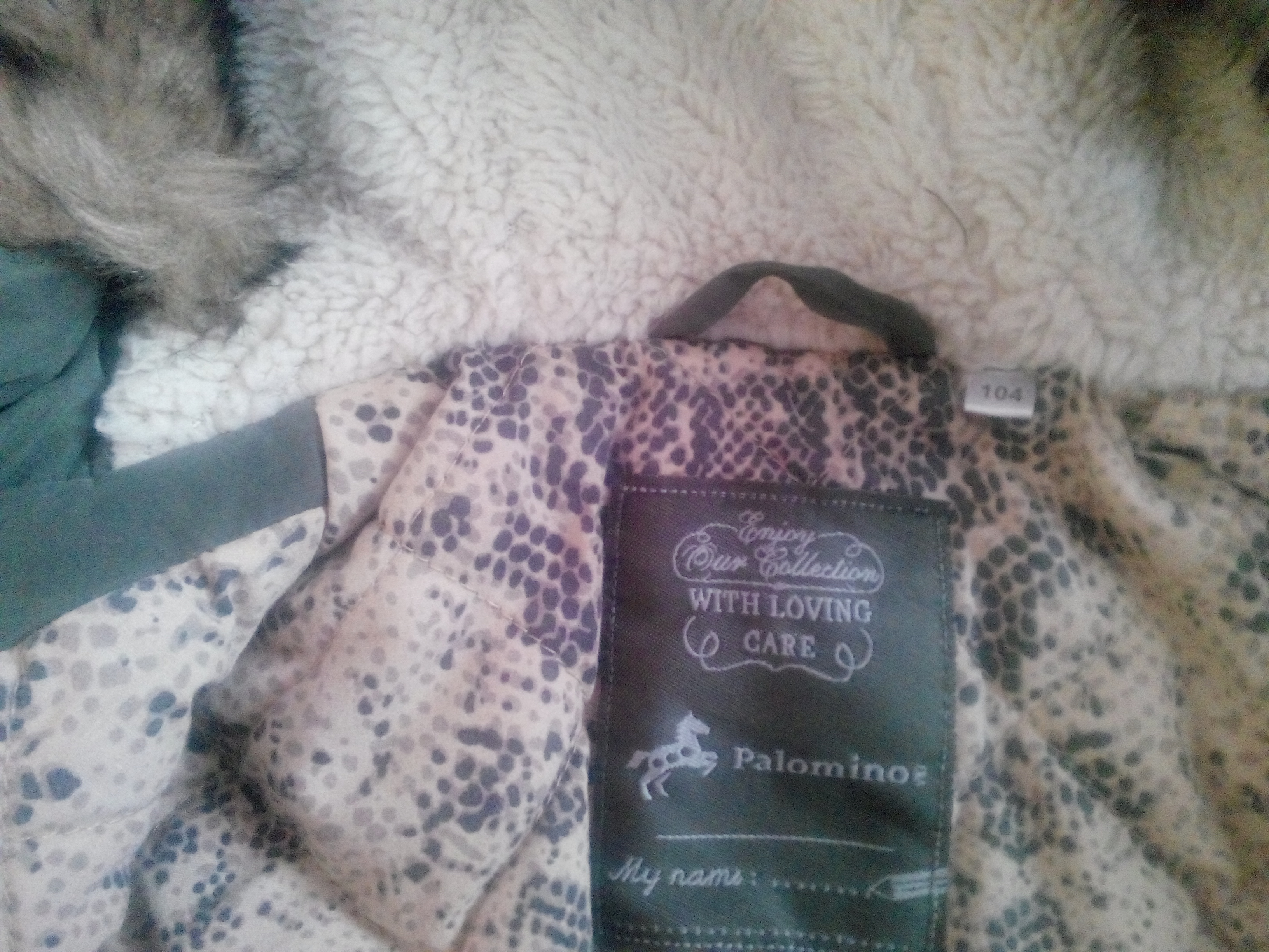 Новая куртка-парка как у мамы 104 размера