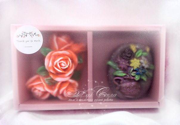 Сувенирное мыло ручной работы.