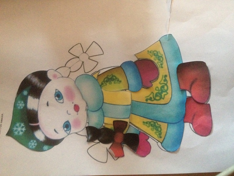 День 28 новогодние аппликации