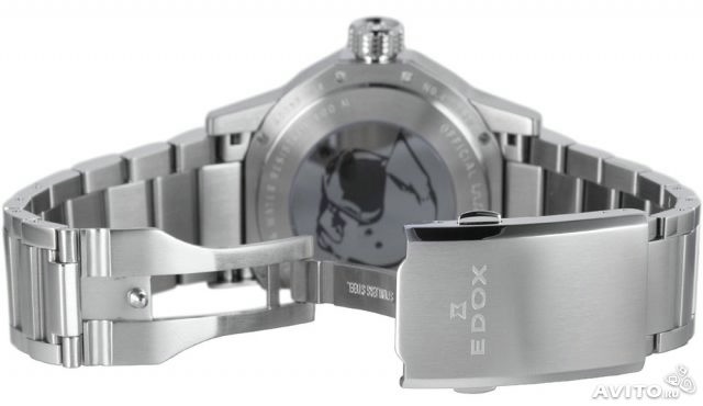 Новые швейцарские часы edox, оригинал.