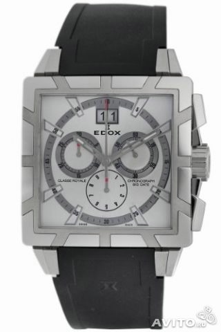 Новые швейцарские часы edox, оригинал.