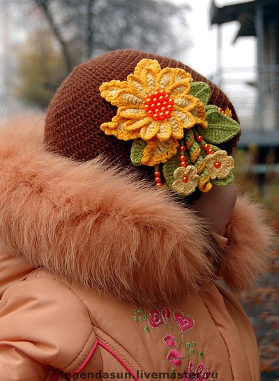 Научите вязать такой цветочек, пожалуйста!!!!!!!!