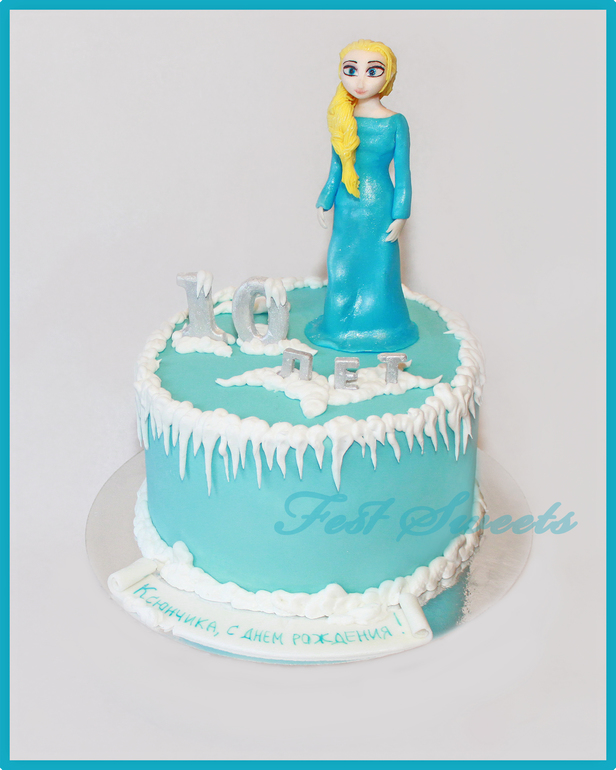 Торт с Эльзой