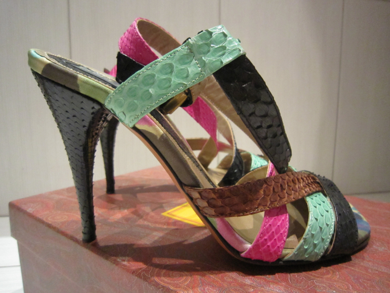 ETRO. Кожа рептилии. 37EU - 36-36,5 росс. б.у. 1 раз.