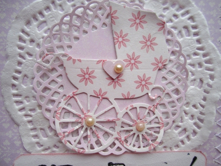 Открытка: "Новорожденной"