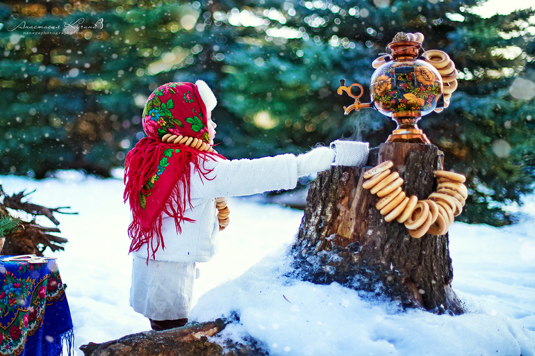 Детский зимний фотопроект