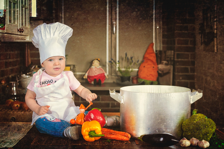 Детский семейный фотопроект "Весёлая кухня" 27 апреля с 11:00 до 16:00.