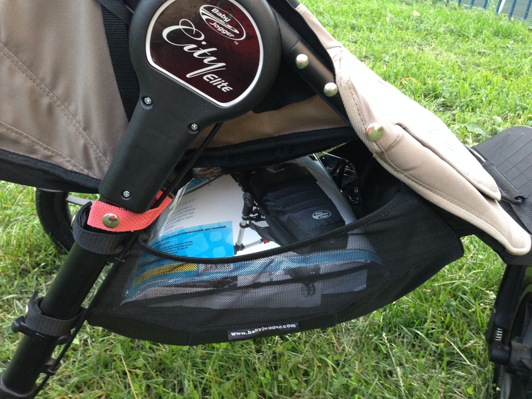 Baby jogger city elite с бампером и муфтой для ножек. Сумка Ju-Ju-Be.