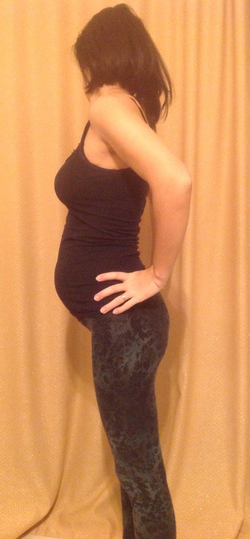 13 недель, в шоке от своего пуза!