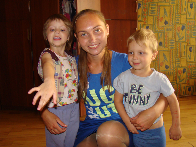 В гостях у многодетной семьи 10 детей...