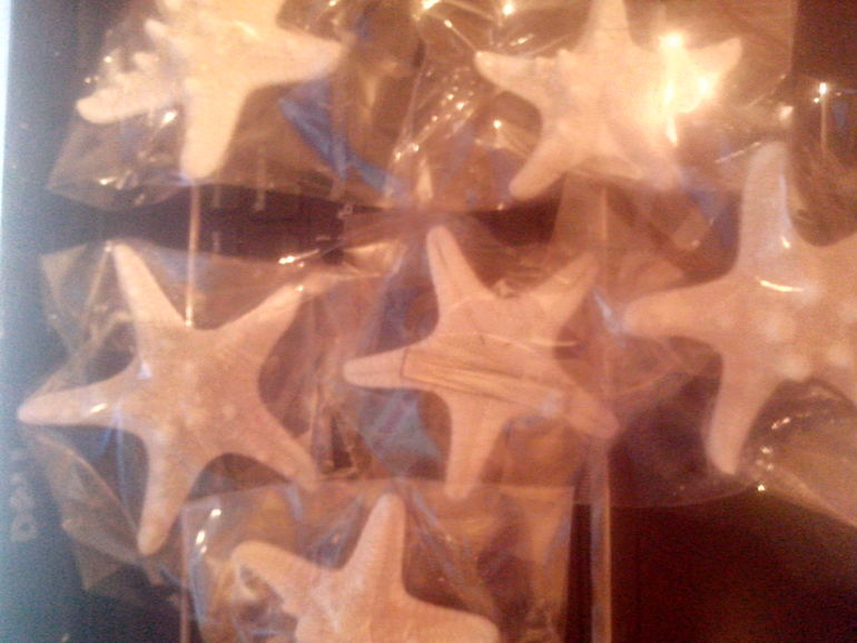 заколки  морские звезды)