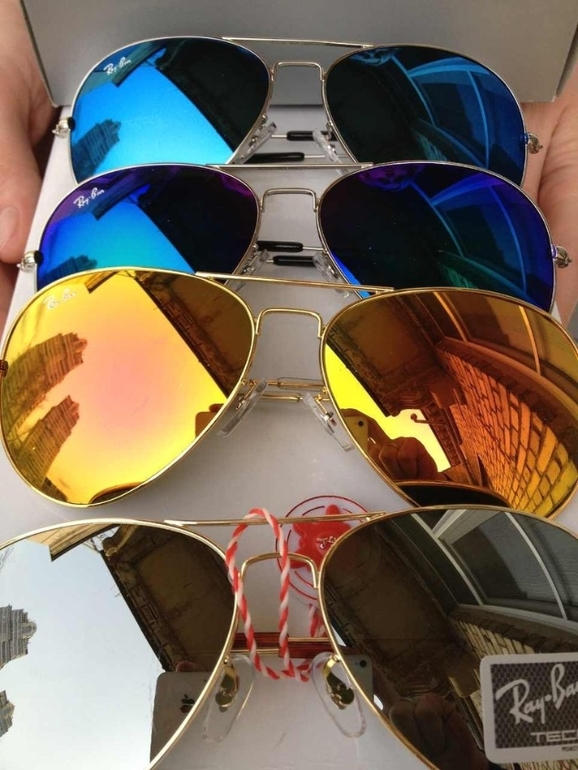 очки Ray Ban Aviator (пластик)распродажа! 4 шт за 999р