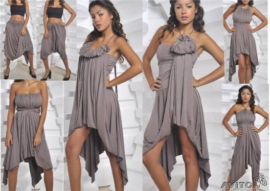 Платье трансформер(красного цвета)