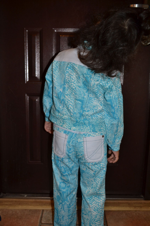 джинсовый костюм