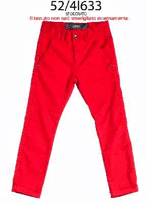 Красные  брюки для стиляг р-р 14А, мальчиковые 1300