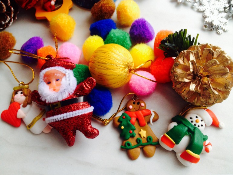 Новогодняя сенсорная коробочка