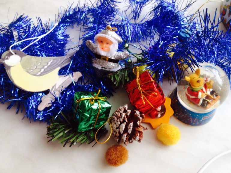 Новогодняя сенсорная коробочка