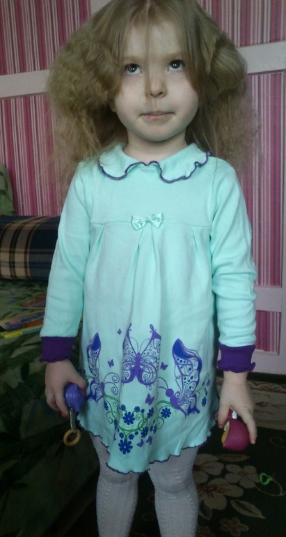 Полиночке три годика