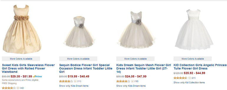 Amazon скидка 50% и выше на детскую одежду.