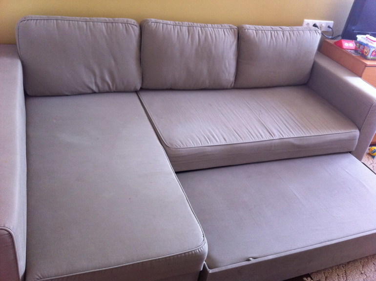 Угловой диван-кровать с отд д/хранения