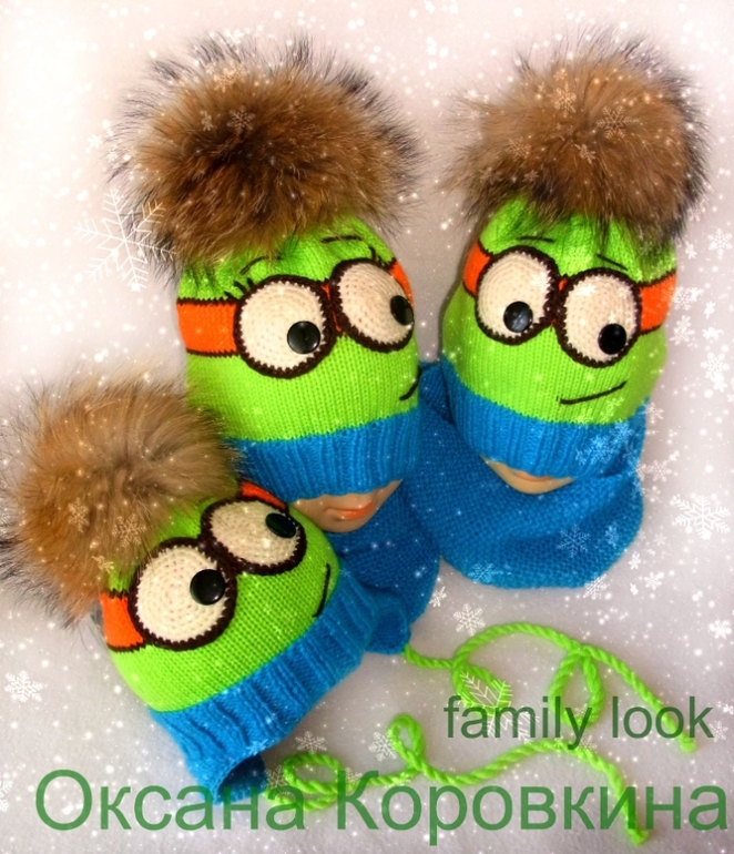 2 комплекта в стиле family look)креативим)