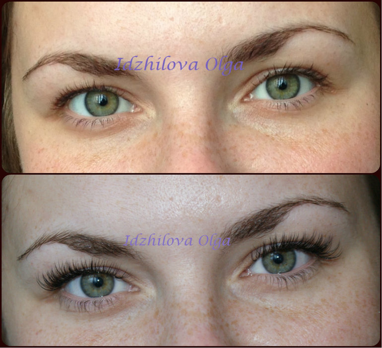 Наращивание ресничек