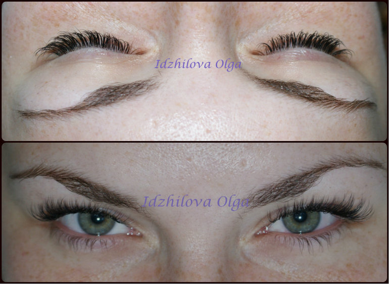 Наращивание ресничек