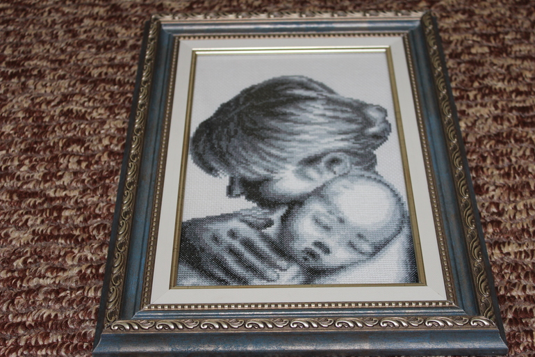 Первые работы из багетки