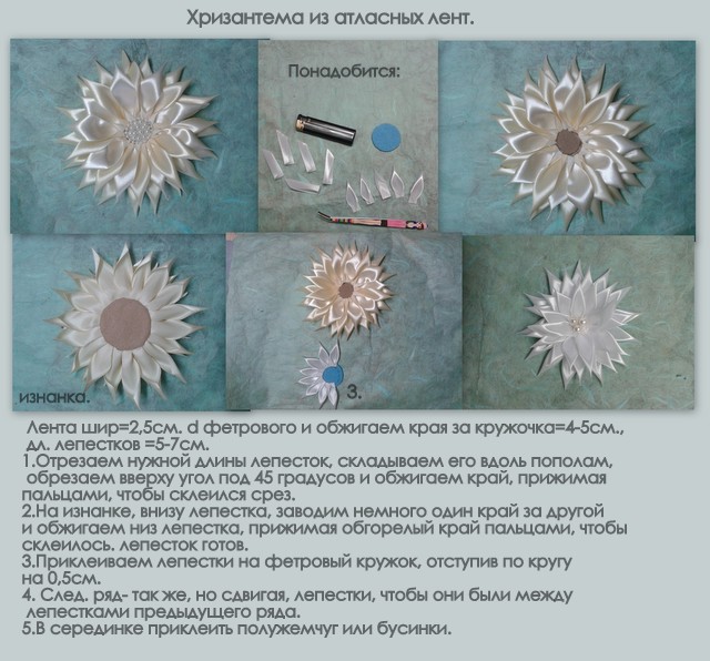 Резинки из атласных лент пошаговая инструкция Резинки из атласных лент пошаговая инструкция