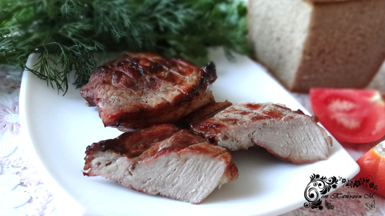 Свинина-гриль - быстрый рецепт