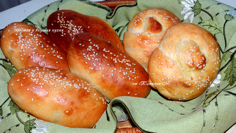 Пирожки с двумя начинками