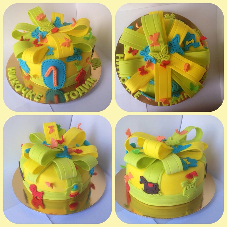 Мой первый мастичный тортик на заказ