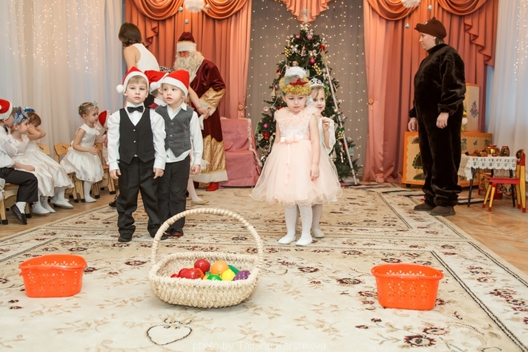 Фотосъемка новогоднего праздника в детском саду