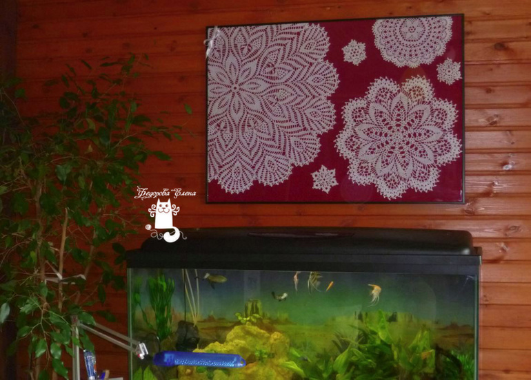 Панно с салфетками