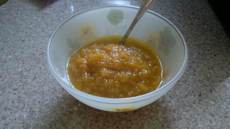 Кабачковая икра (рецепт из книги, прилагаемой к мульте)