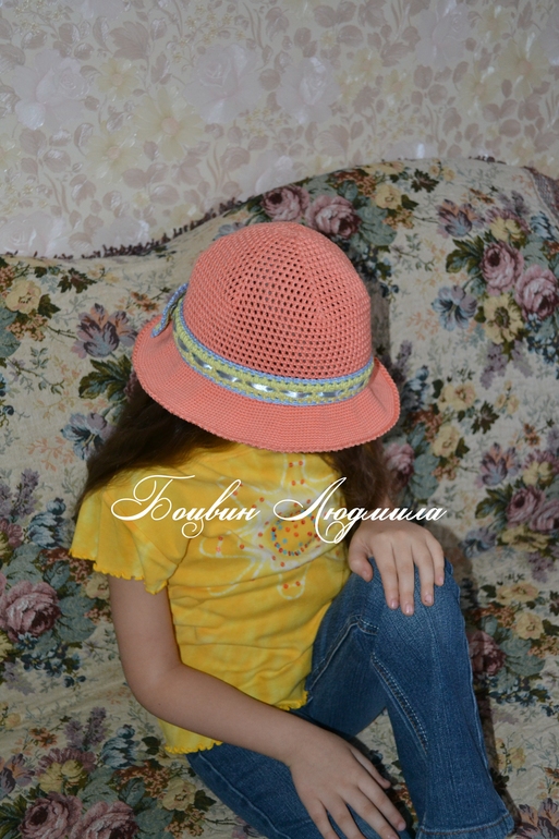 Шляпка крючком