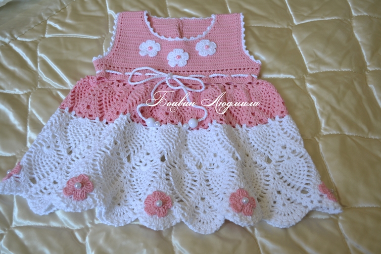 Детское платье крючком