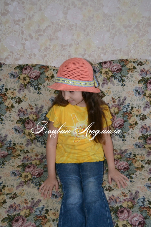 Шляпка крючком