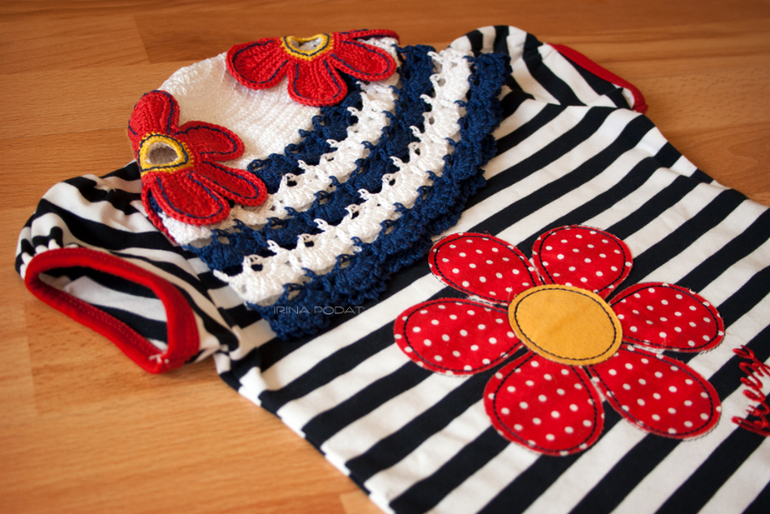 Морячка с цветами