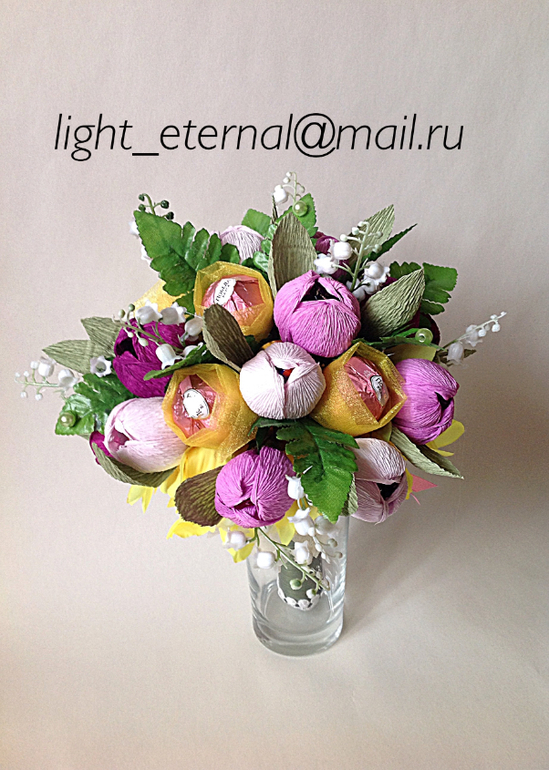 Букет с ручкой