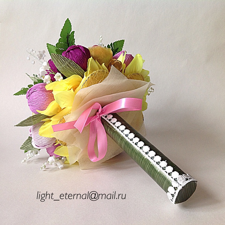 Букет с ручкой